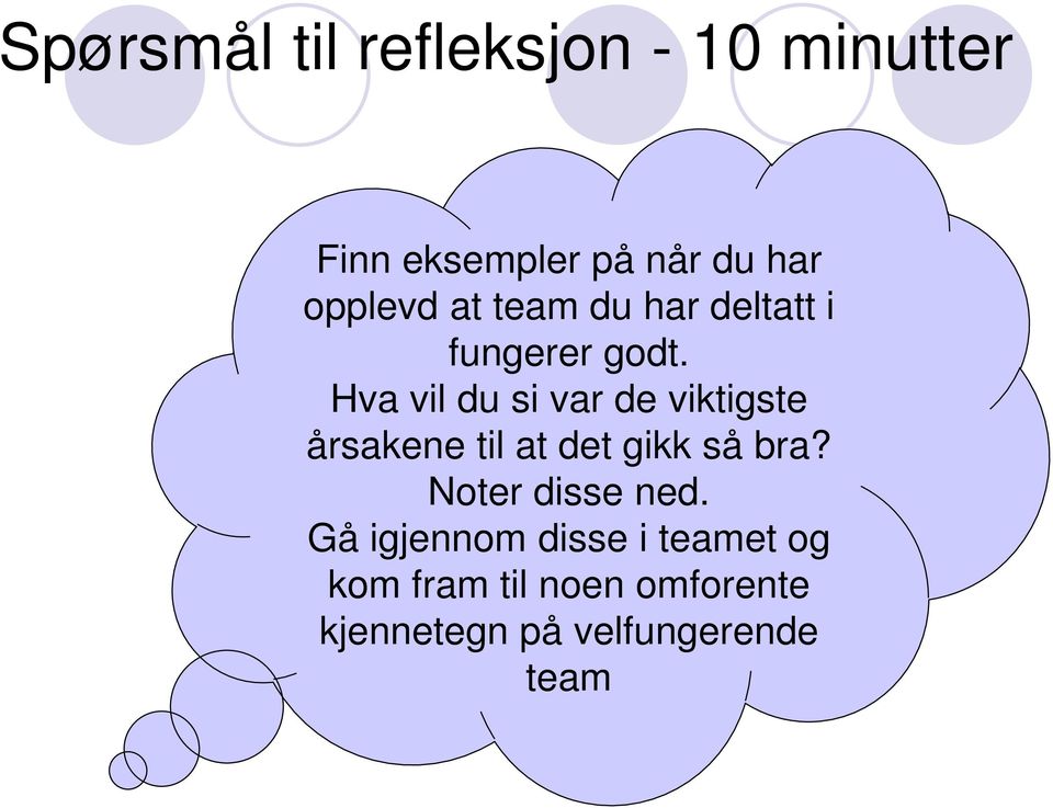 Hva vil du si var de viktigste årsakene til at det gikk så bra?