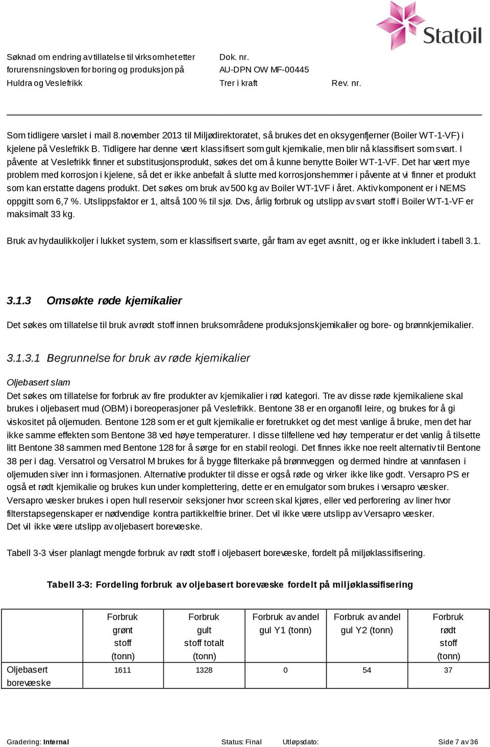 Det har vært mye problem med korrosjon i kjelene, så det er ikke anbefalt å slutte med korrosjonshemmer i påvente at vi finner et produkt som kan erstatte dagens produkt.