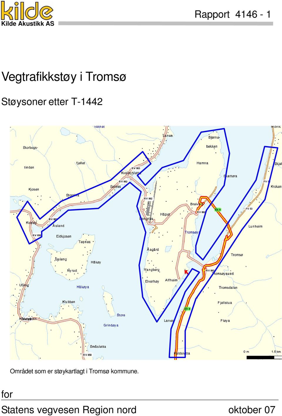 T-1442 Området som er støykartlagt i