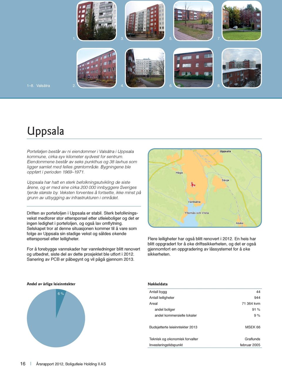 Uppsala har hatt en sterk befolkningsutvikling de siste årene, og er med sine cirka 200 000 innbyggere Sveriges fjerde største by.