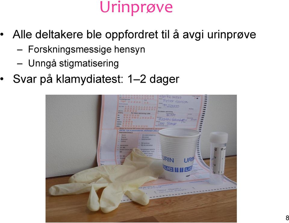 Forskningsmessige hensyn Unngå