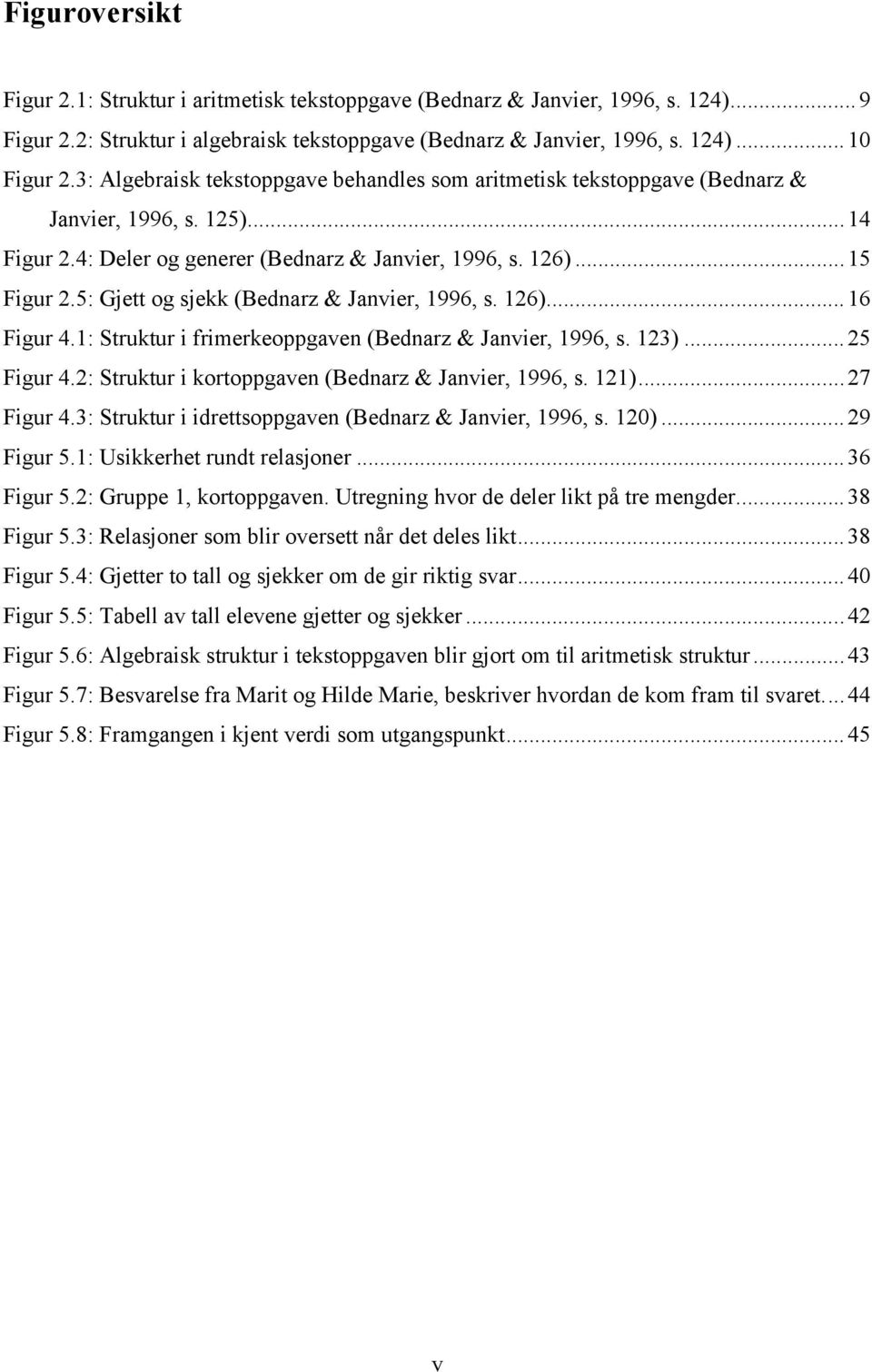 5: Gjett og sjekk (Bednarz & Janvier, 1996, s. 126)... 16 Figur 4.1: Struktur i frimerkeoppgaven (Bednarz & Janvier, 1996, s. 123)... 25 Figur 4.2: Struktur i kortoppgaven (Bednarz & Janvier, 1996, s.