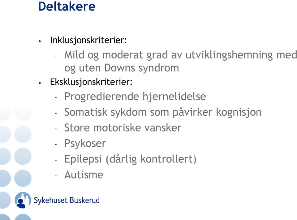 Progredierende hjernelidelse - Somatisk sykdom som påvirker