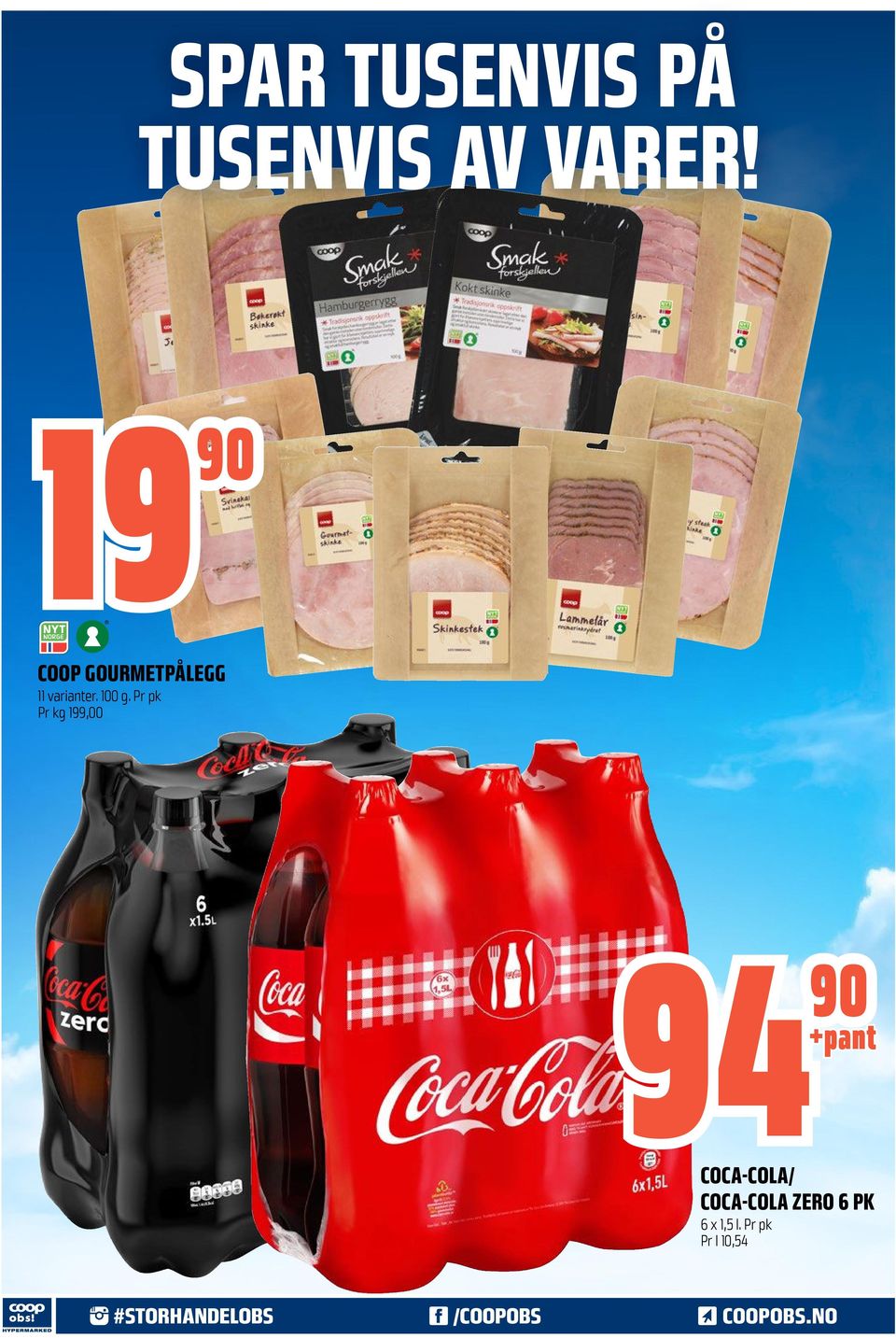 Pr pk Pr kg 199,00 94 90 +pant COCA-COLA/ COCA-COLA