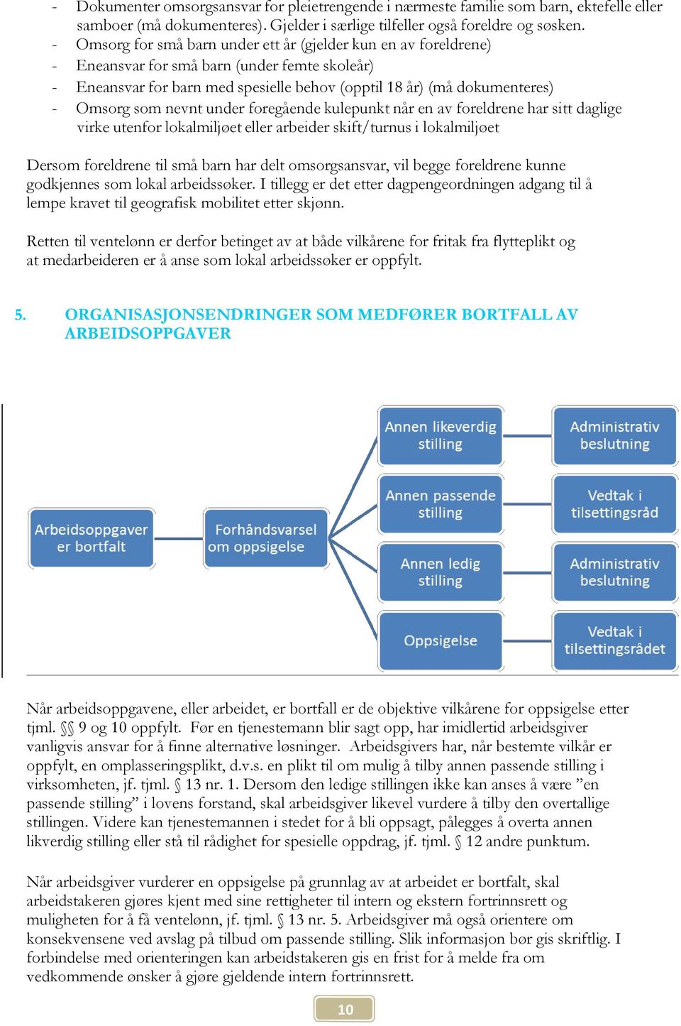 nevnt under foregående kulepunkt når en av foreldrene har sitt daglige virke utenfor lokalmiljøet eller arbeider skift/turnus i lokalmiljøet Dersom foreldrene til små barn har delt omsorgsansvar, vil