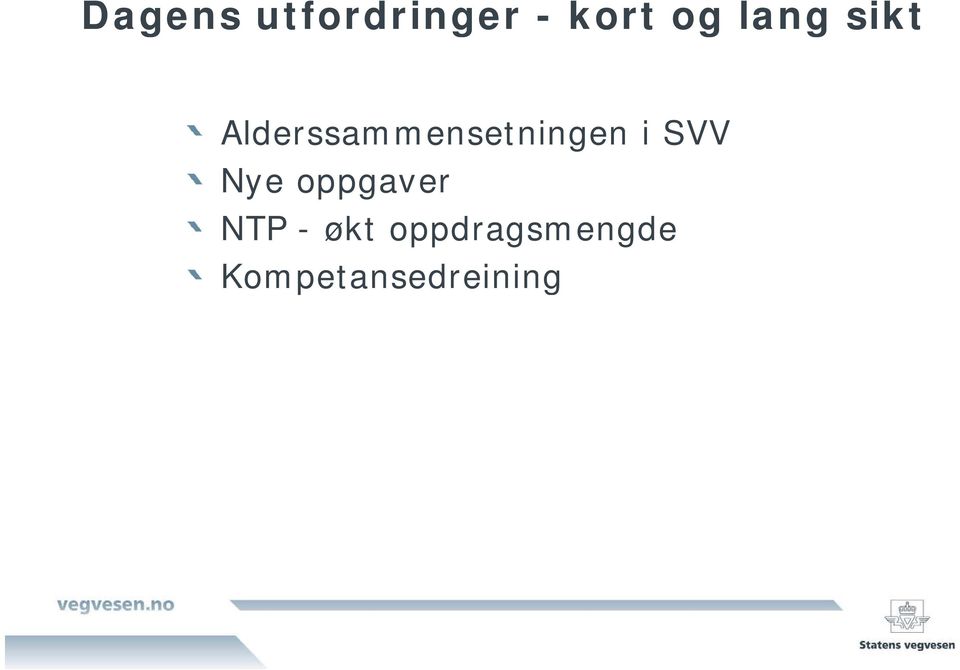 Alderssammensetningen i SVV