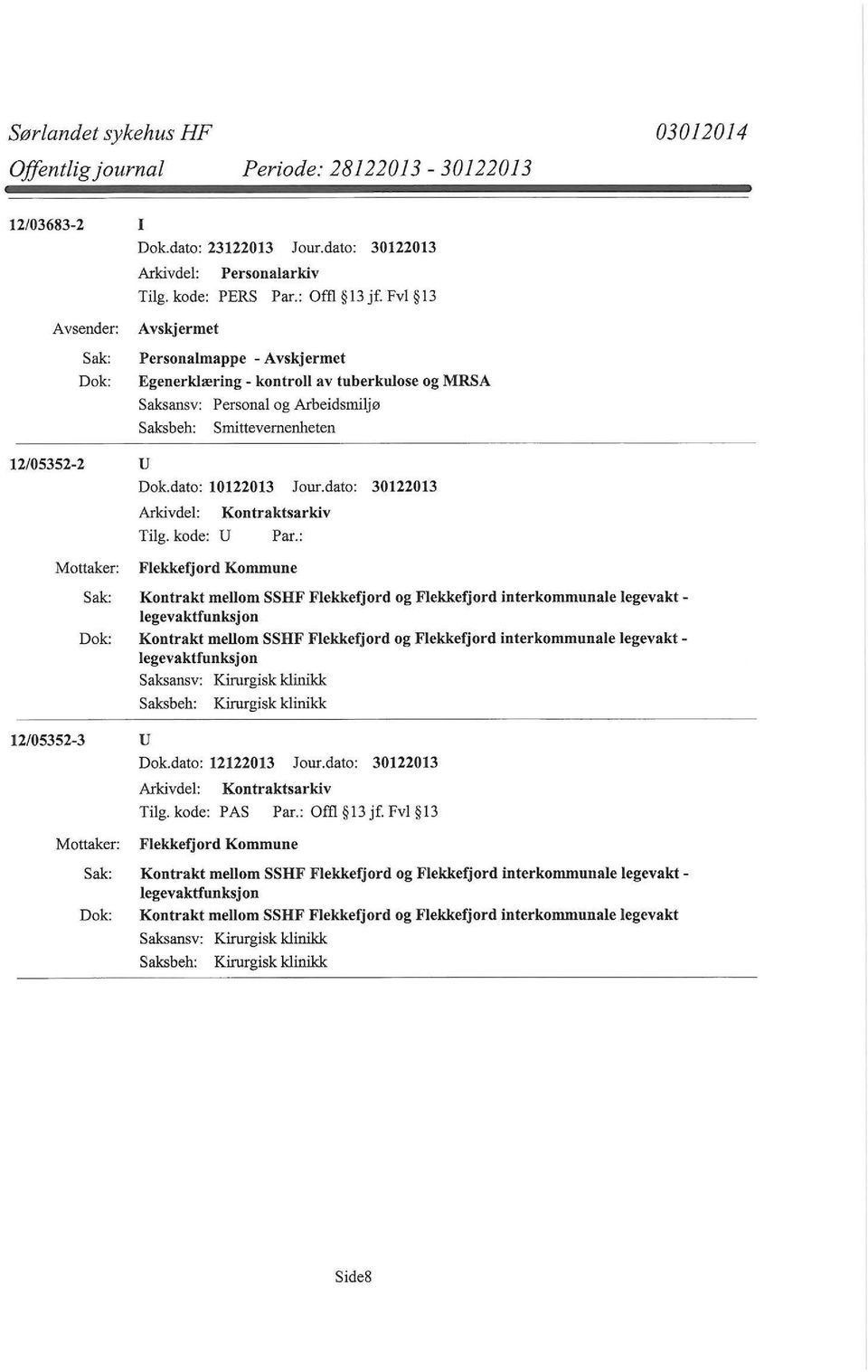 : Flekkefjord Kommune Kontrakt mellom SSHF Flekkefjord og Flekkefjord interkommunale legevaktlegevaktfunksj on Kontrakt mellom SSHF Flekkefjord og Flekkefjord interkommunale legevakt -