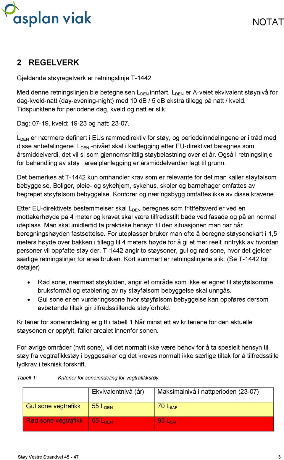 Tidspunktene for periodene dag, kveld og natt er slik: Dag: 07-19, kveld: 19-23 og natt: 23-07.