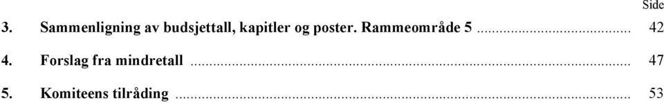 kapitler og poster. Rammeområde 5.