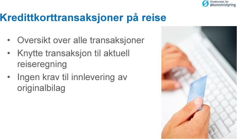 Knytte transaksjon til aktuell