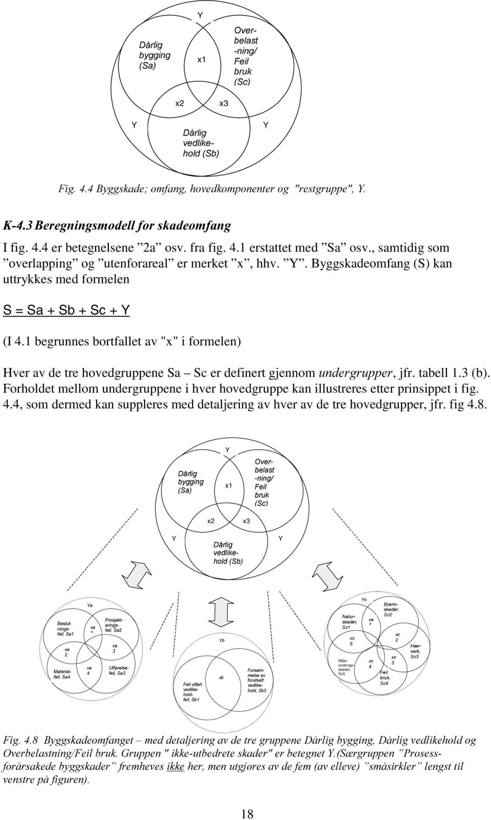 1 begrunnes bortfallet "x" i formelen) Hver de tre hovedgruppene Sa Sc er definert gjennom XQGHUJUXSSHU, jfr. tabell 1.3 (b).