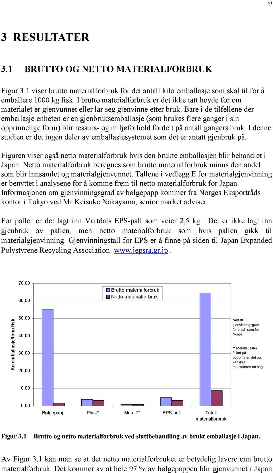 Bare i de tilfellene der emballasje enheten er en gjenbruksemballasje (som brukes flere ganger i sin opprinnelige form) blir ressurs- og miljøforhold fordelt på antall gangers bruk.