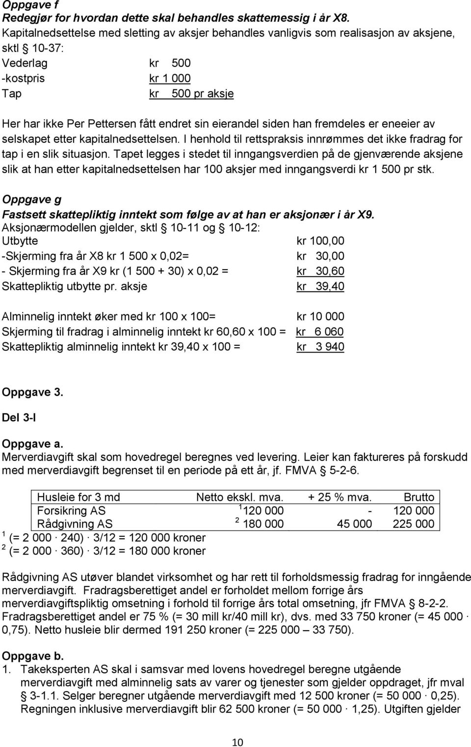 eierandel siden han fremdeles er eneeier av selskapet etter kapitalnedsettelsen. I henhold til rettspraksis innrømmes det ikke fradrag for tap i en slik situasjon.