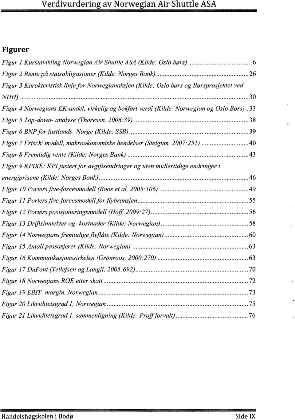 . 33 Figur 5 Top-down- analyse (Thoresen, 2006:39)... 38 Figur 6 BNP for fastlands- Norge (Kilde: SSB)... 39 Figur 7 Frisch' modell, makroøkonomiske hendelser (Steigum, 2007:251).