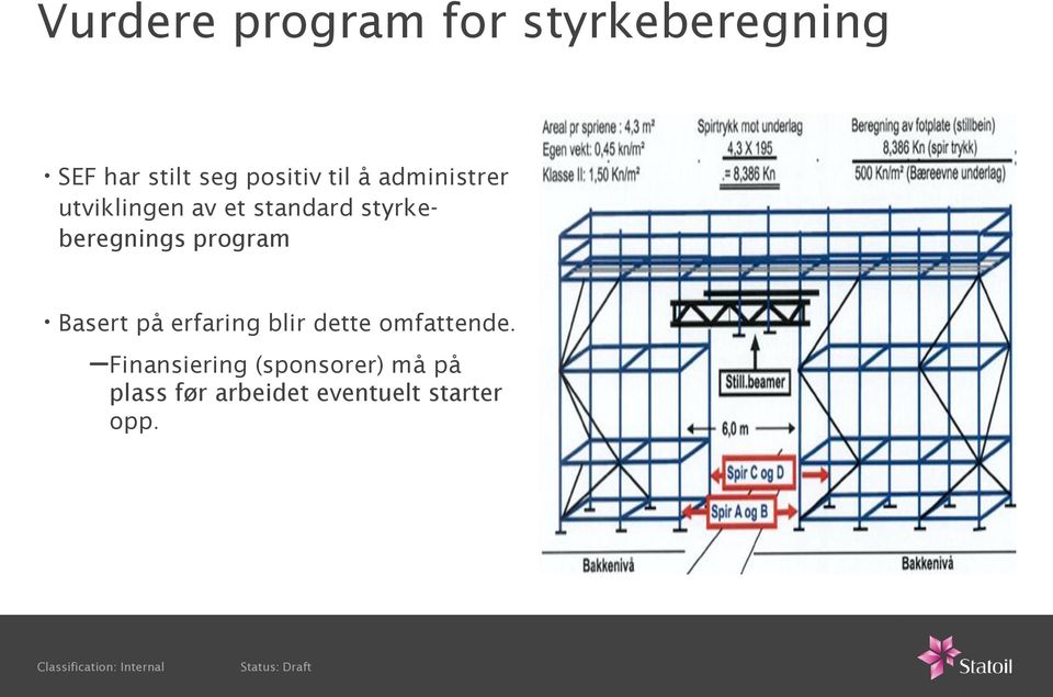 program Basert på erfaring blir dette omfattende.