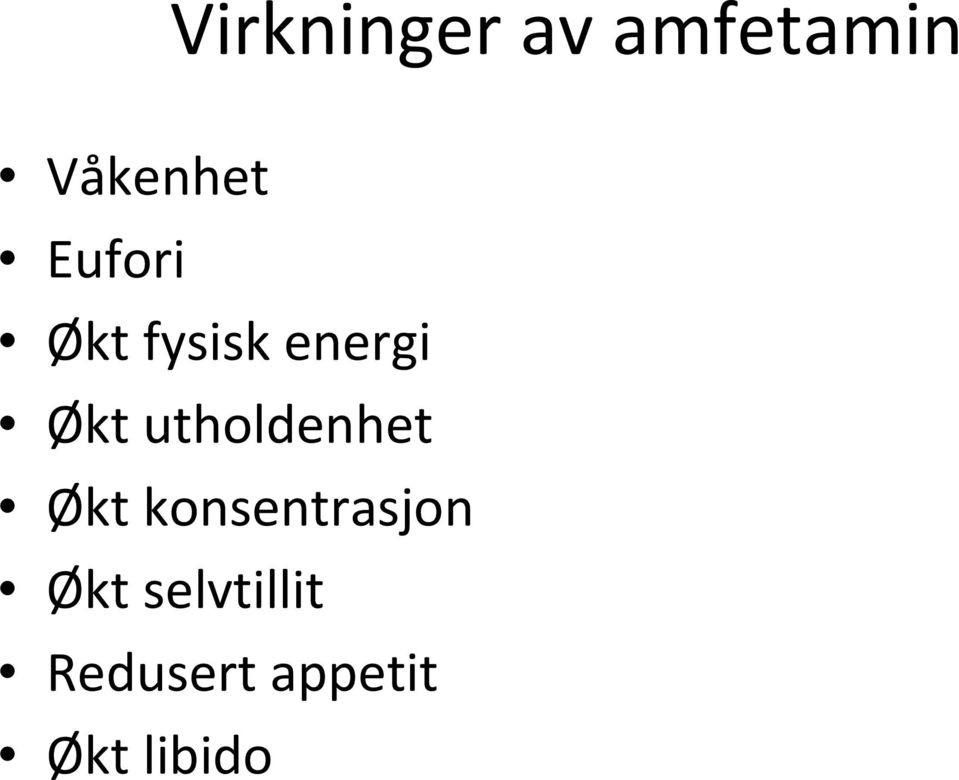 utholdenhet Økt konsentrasjon Økt