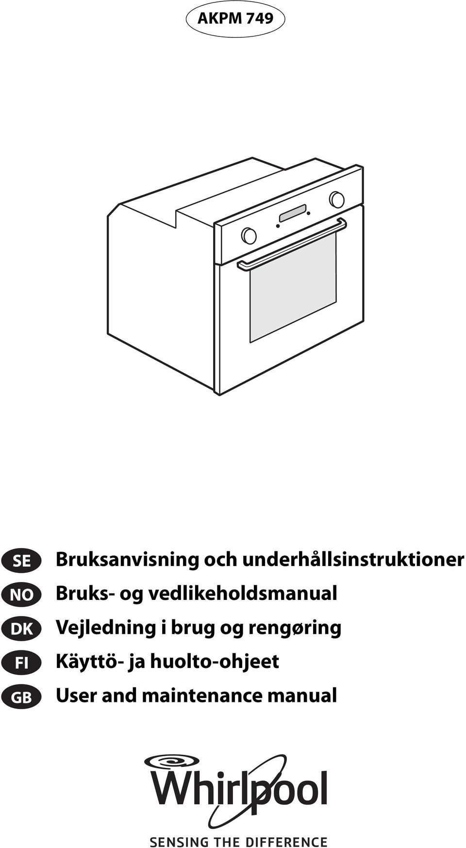 vedlikeholdsmanual Vejledning i brug og