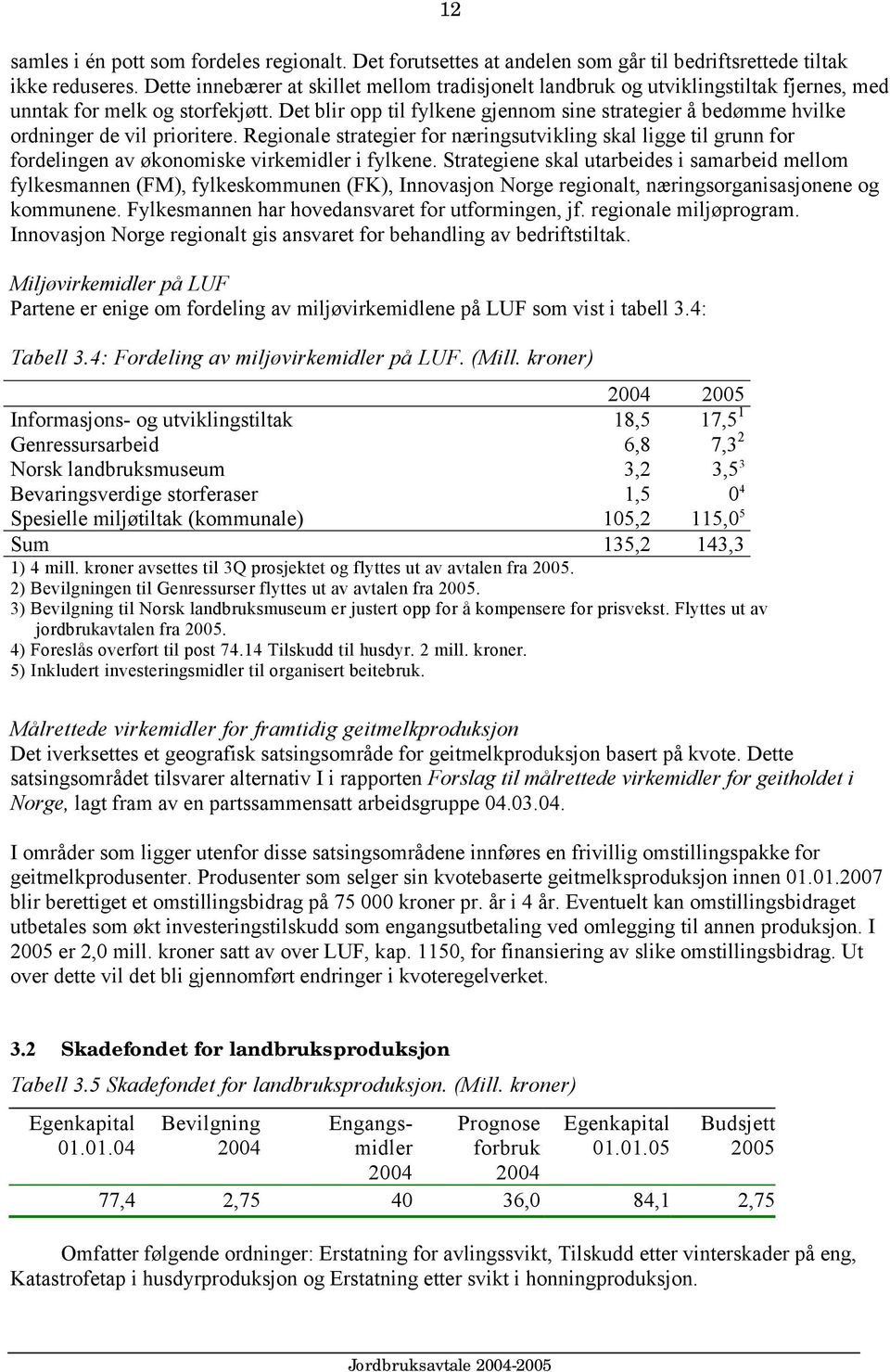 Det blir opp til fylkene gjennom sine strategier å bedømme hvilke ordninger de vil prioritere.