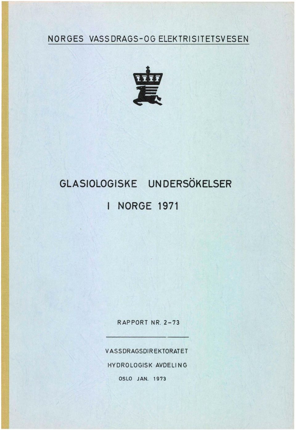 1971 RAPPORT NR.