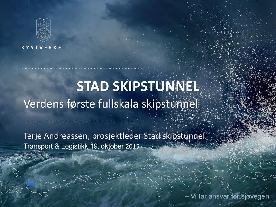 prosjektleder Stad skipstunnel Transport