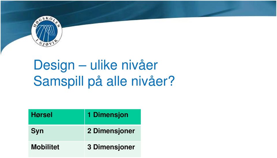 Hørsel Syn Mobilitet 1