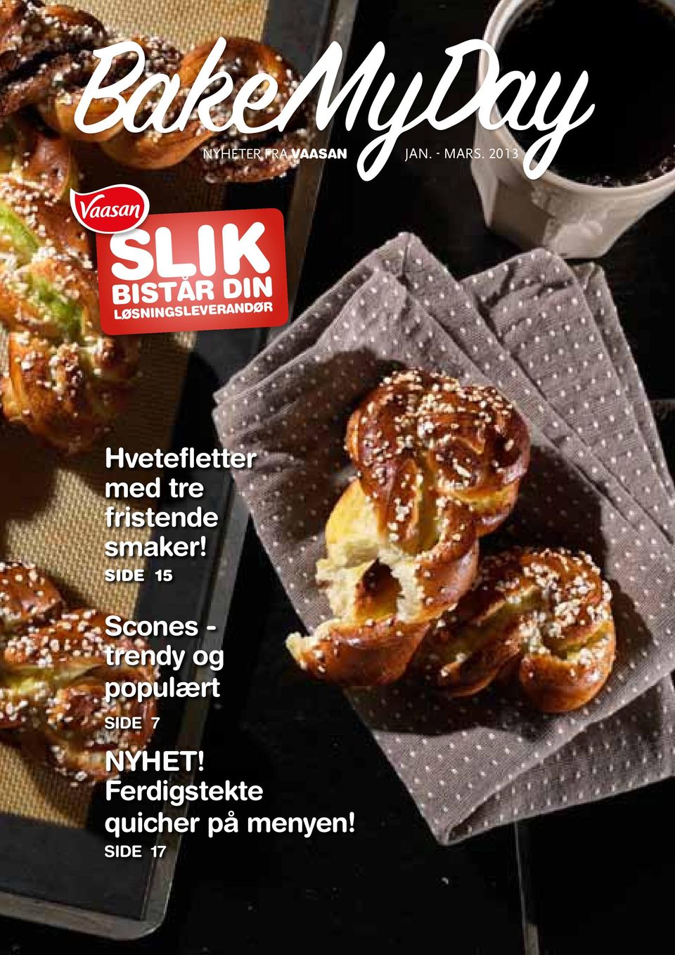 Hvetefletter med tre fristende smaker!