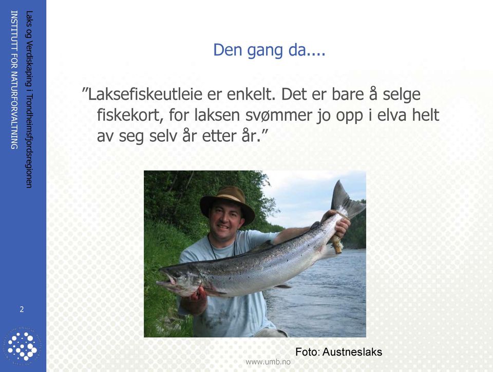 Det er bare å selge fiskekort, for