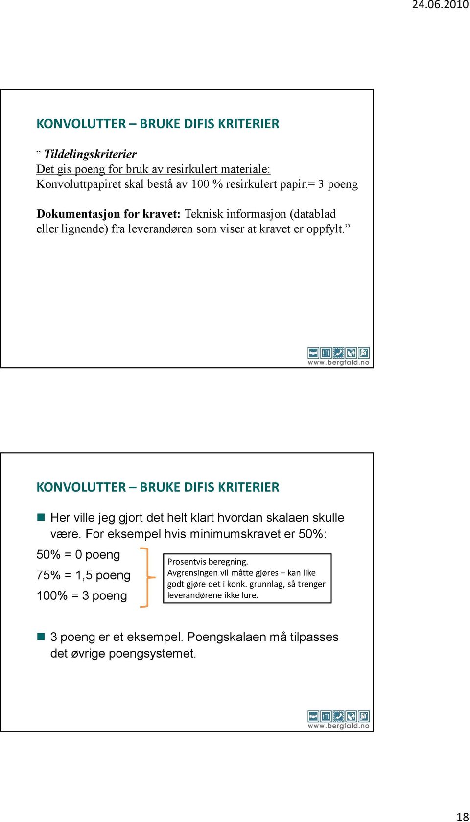 KONVOLUTTER BRUKE DIFIS KRITERIER Her ville jeg gjort det helt klart hvordan skalaen skulle være.