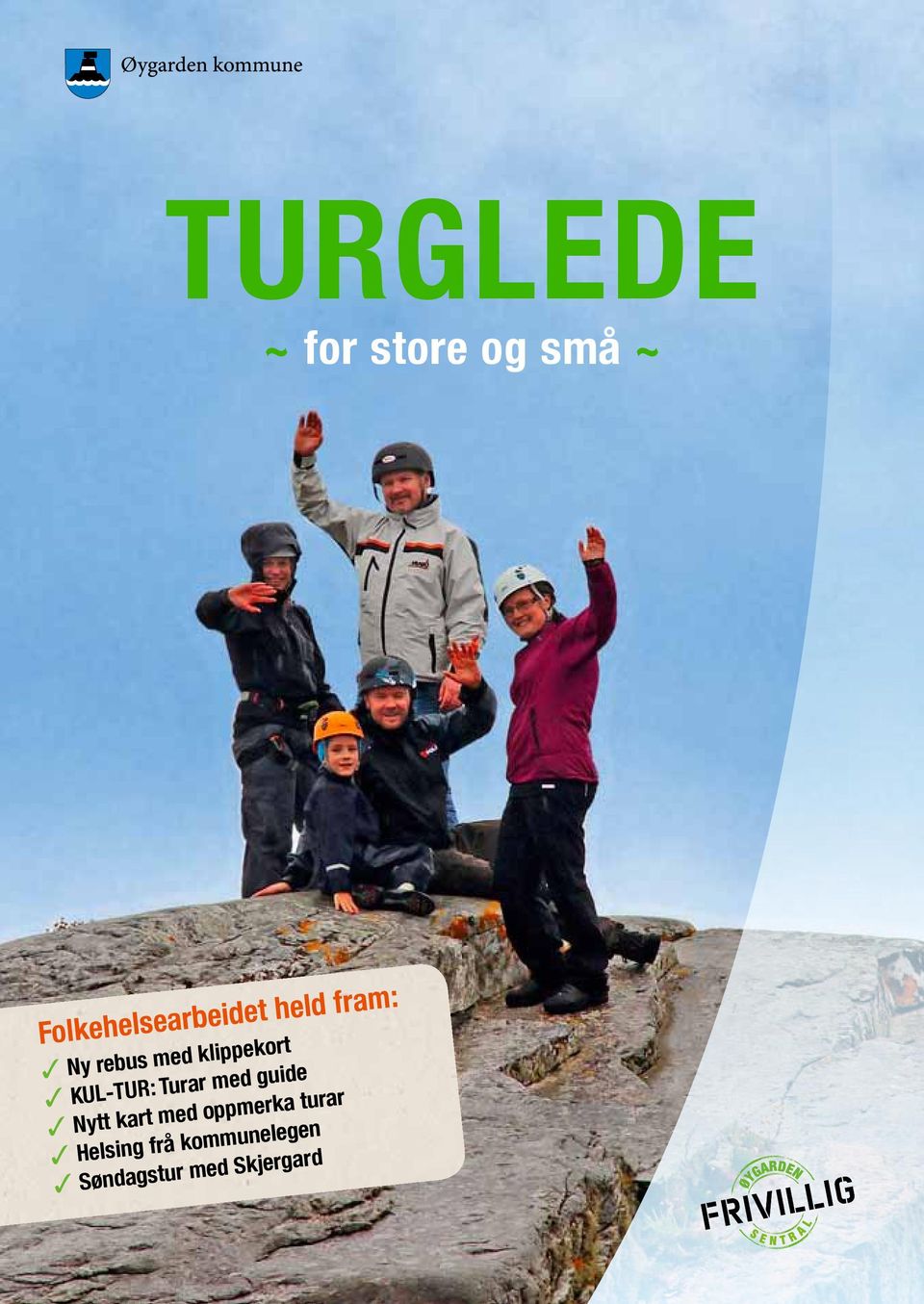 Turar med guide 3 Nytt kart med oppmerka turar 3