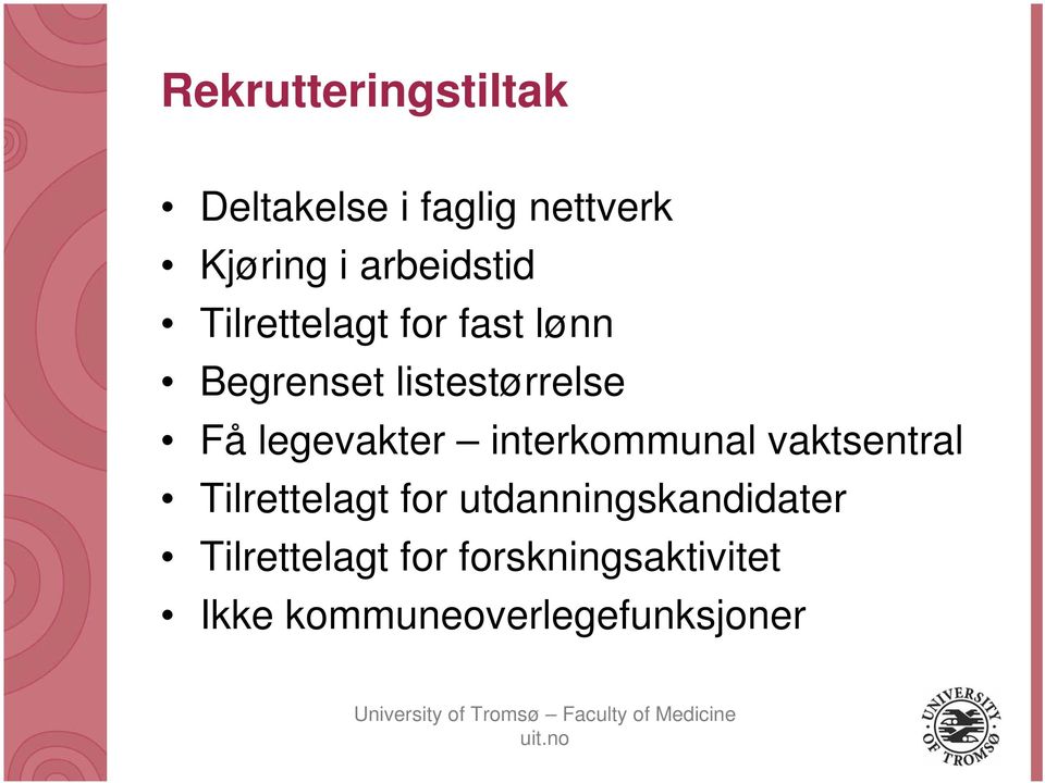 legevakter interkommunal vaktsentral Tilrettelagt for