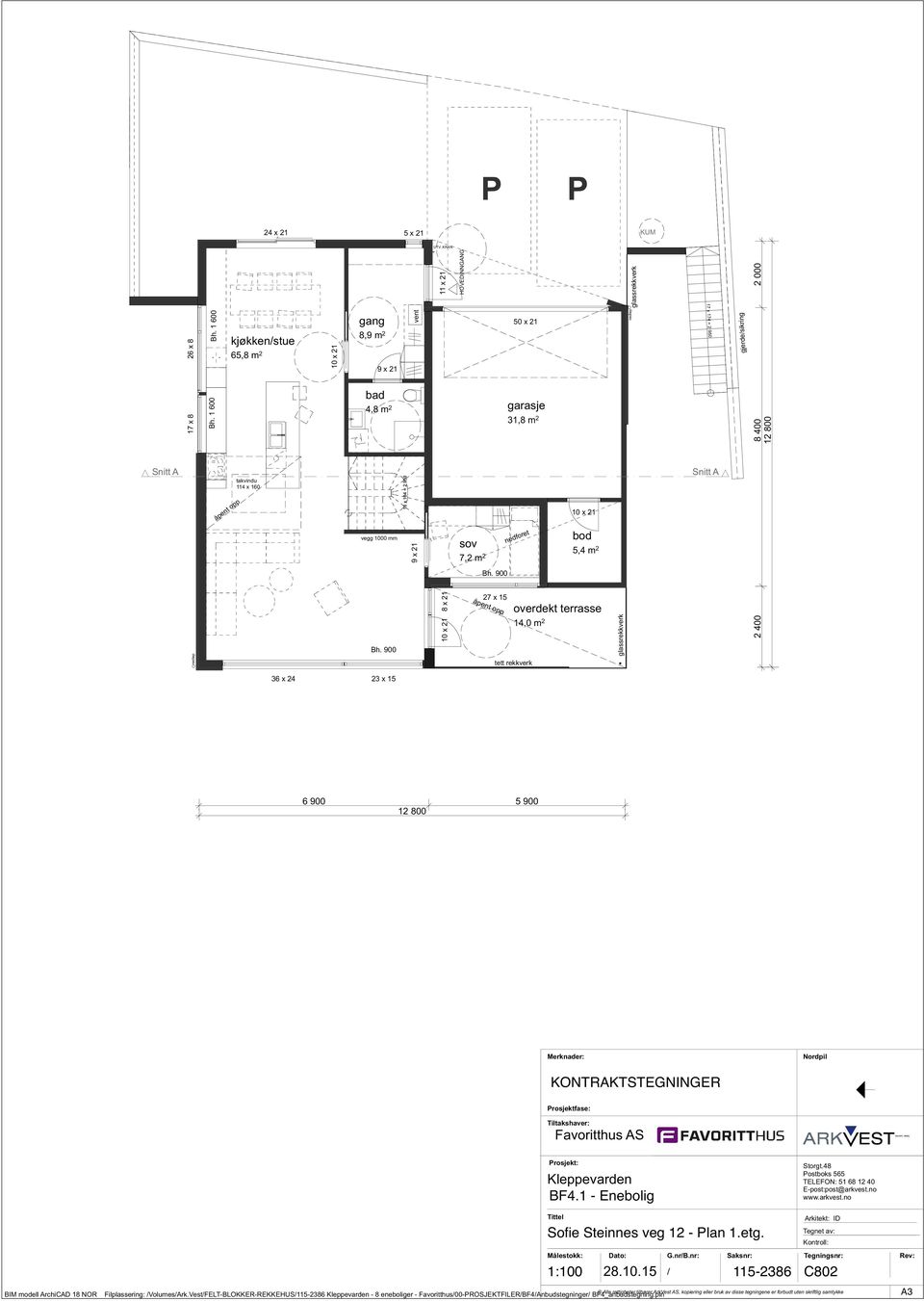 rekkverk glassrekkverk glassrekkverk 17 x 174 = 2 950 gjerde/sikring 2 400 8 400 2 000 36 x 24 23 x 15 6 900 5 900 BIM modell ArchiCAD 18 NOR GSPublisherEngine 510.56.58.