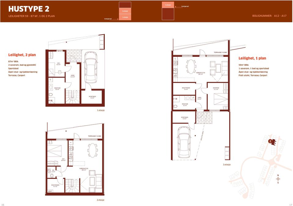 3 m² 11.3 m² 10.4 m² TERRASSE 12,2M2 10.4 m² KJØKKEN/ STUE 28.1 m² TERRASSE 10,5M2 Leilighet, 1 plan 59m 2 BRA KJØKKEN/ STUE 1 soverom, 28.