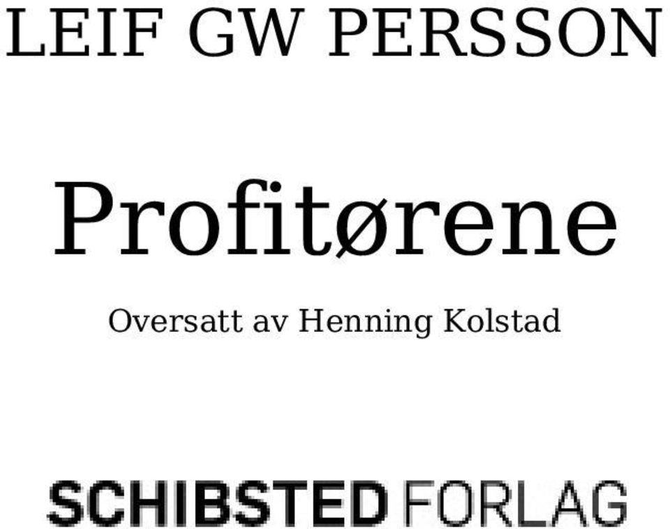 Profitørene