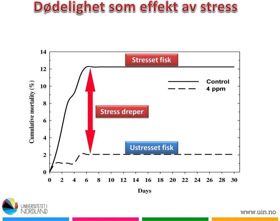 dreper Ustresset fisk Control 4 ppm