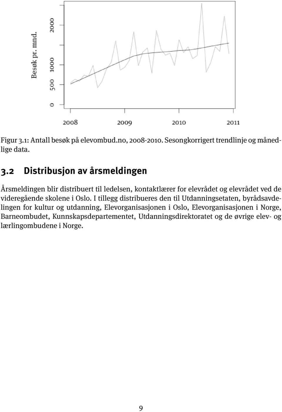 2 Distribusjon av årsmeldingen Årsmeldingen blir distribuert til ledelsen, kontaktlærer for elevrådet og elevrådet ved de