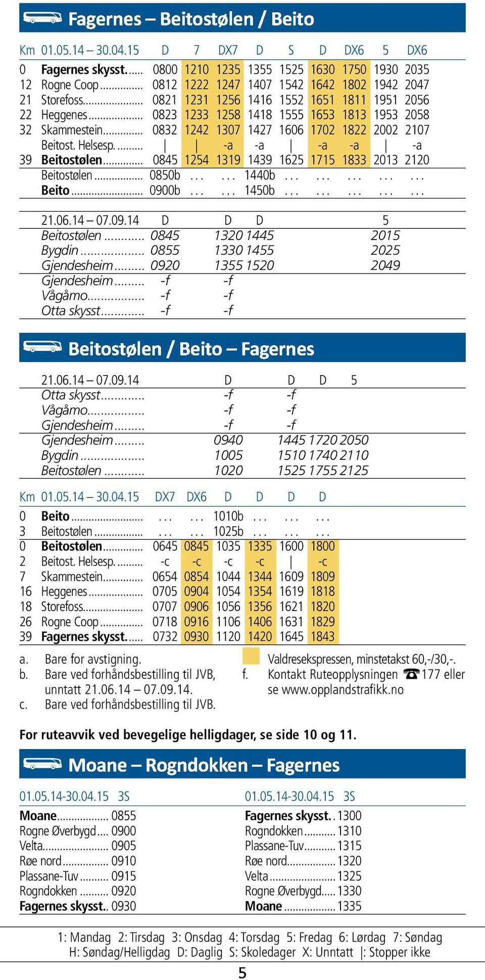 .. 0832 1242 1307 1427 1606 1702 1822 2002 2107 Beitost. Helsesp.... -a -a -a -a -a 39 Beitostølen... 0845 1254 1319 1439 1625 1715 1833 2013 2120 Beitostølen ãþäåæáåçèþàéãþäåæâûüýþßàþá... 0850b.