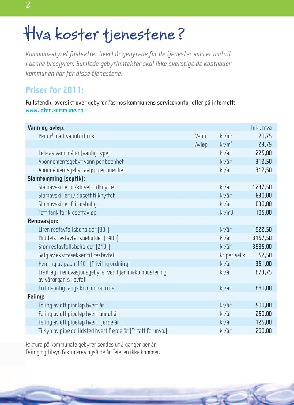 loten.kommune.no Vann og avløp: Inkl.