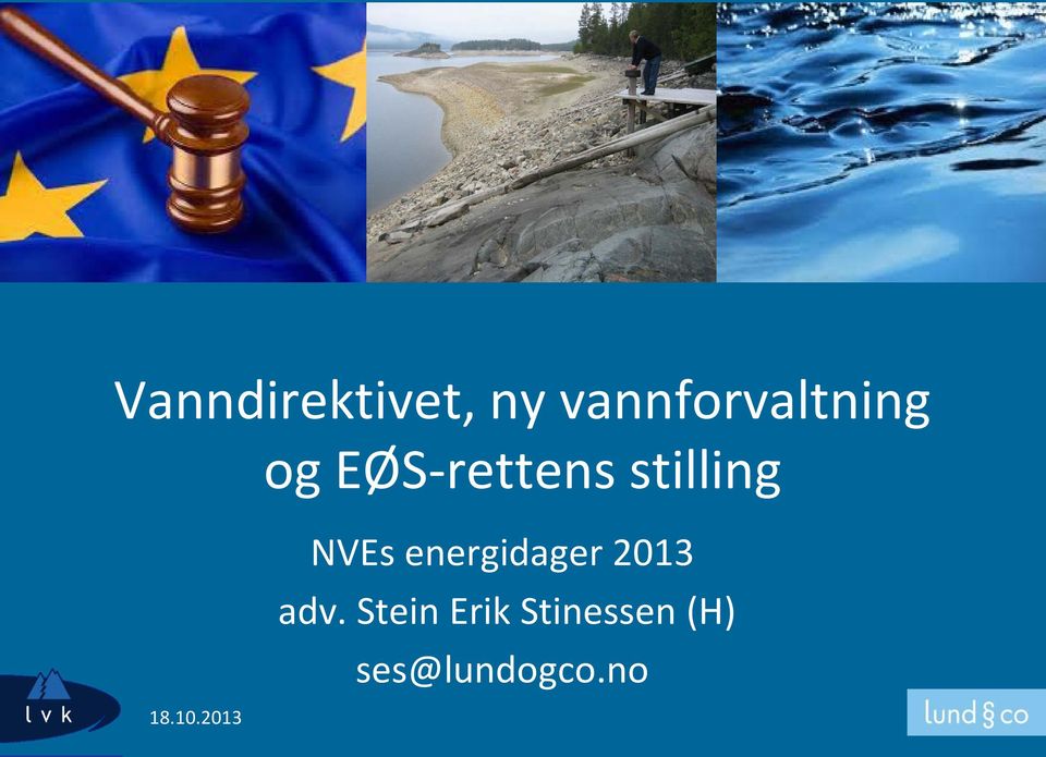 stilling NVEs energidager 2013