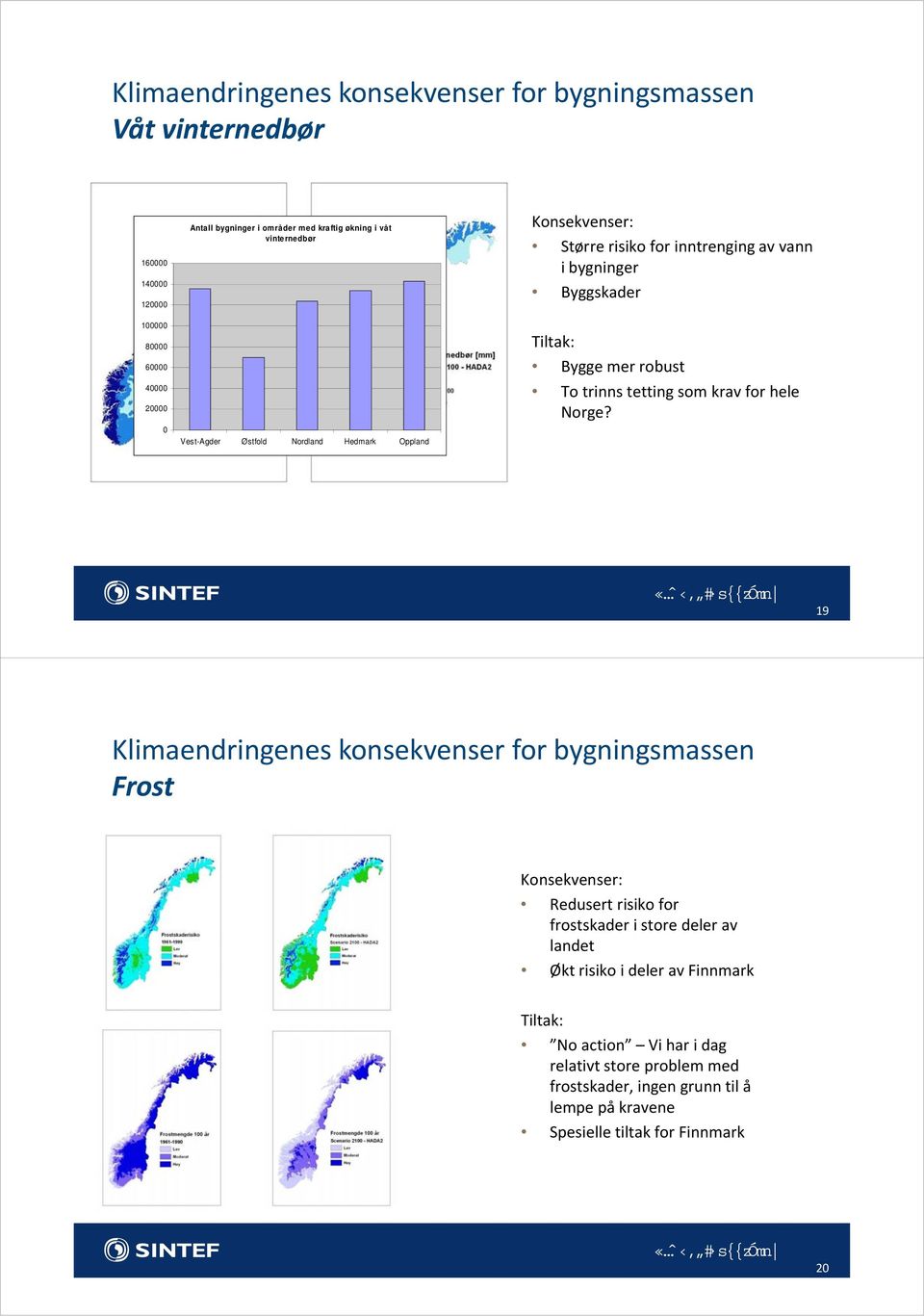 trinns tetting som krav for hele Norge?