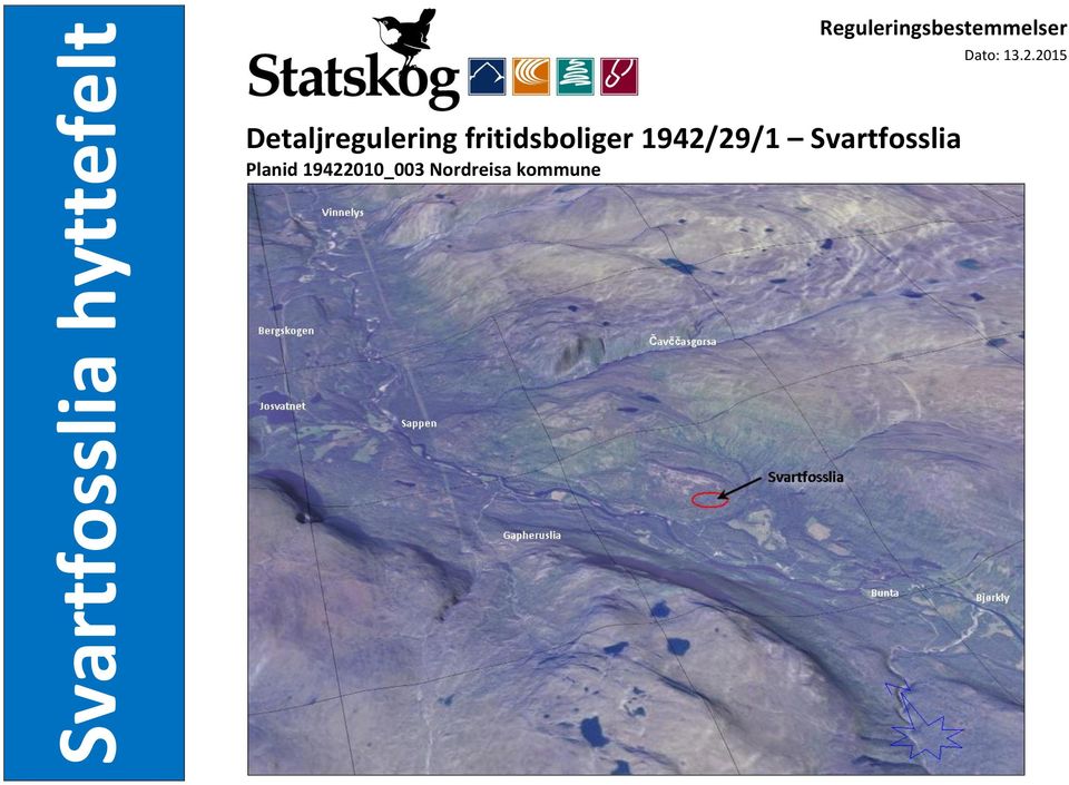 2015 Detaljregulering fritidsboliger