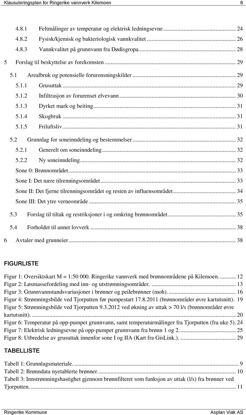 .. 31 5.1.4 Skogbruk... 31 5.1.5 Friluftsliv... 31 5.2 Grunnlag for soneinndeling og bestemmelser... 32 5.2.1 Generelt om soneinndeling... 32 5.2.2 Ny soneinndeling... 32 Sone 0: Brønnområdet.