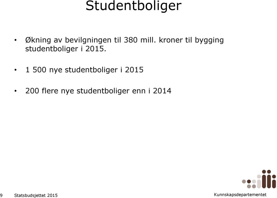 krner til bygging studentbliger i 2015.