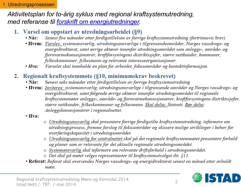 referanse til forskrift om energiutredninger.