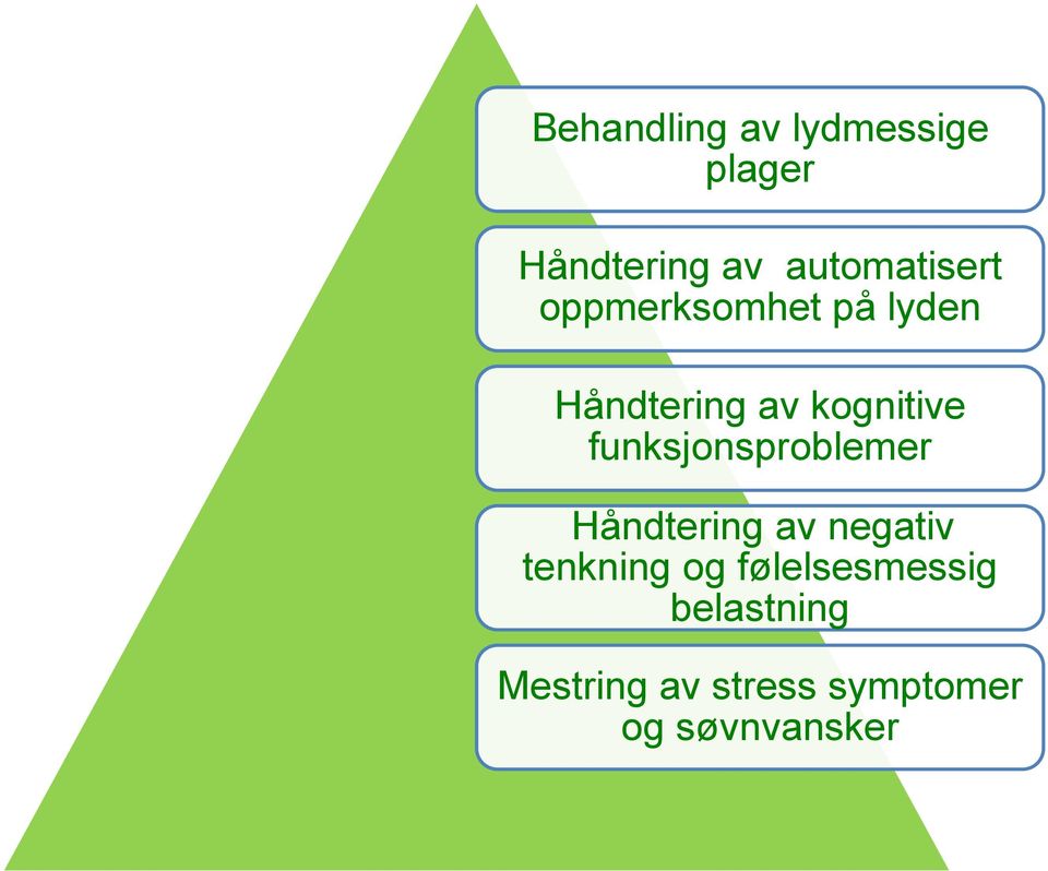 kognitive funksjonsproblemer Håndtering av negativ