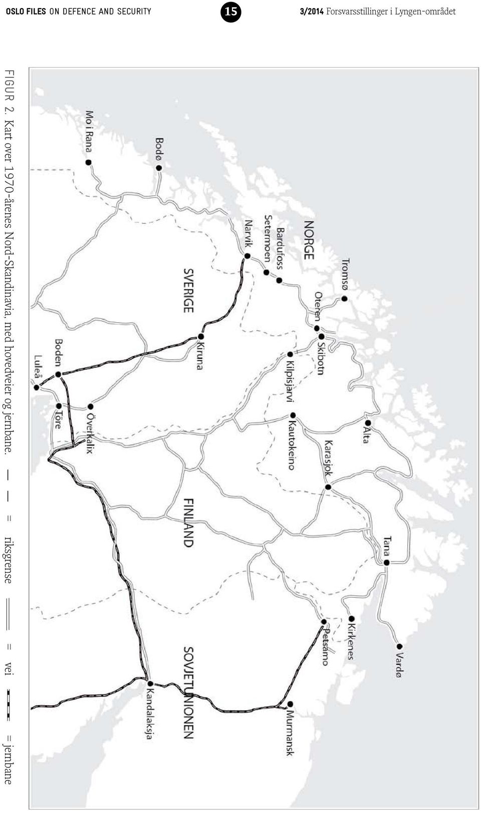 Nord-Skandinavia, med