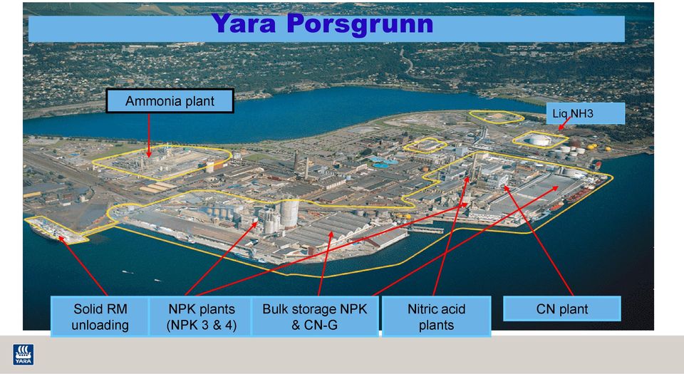 plants (NPK 3 & 4) Bulk storage