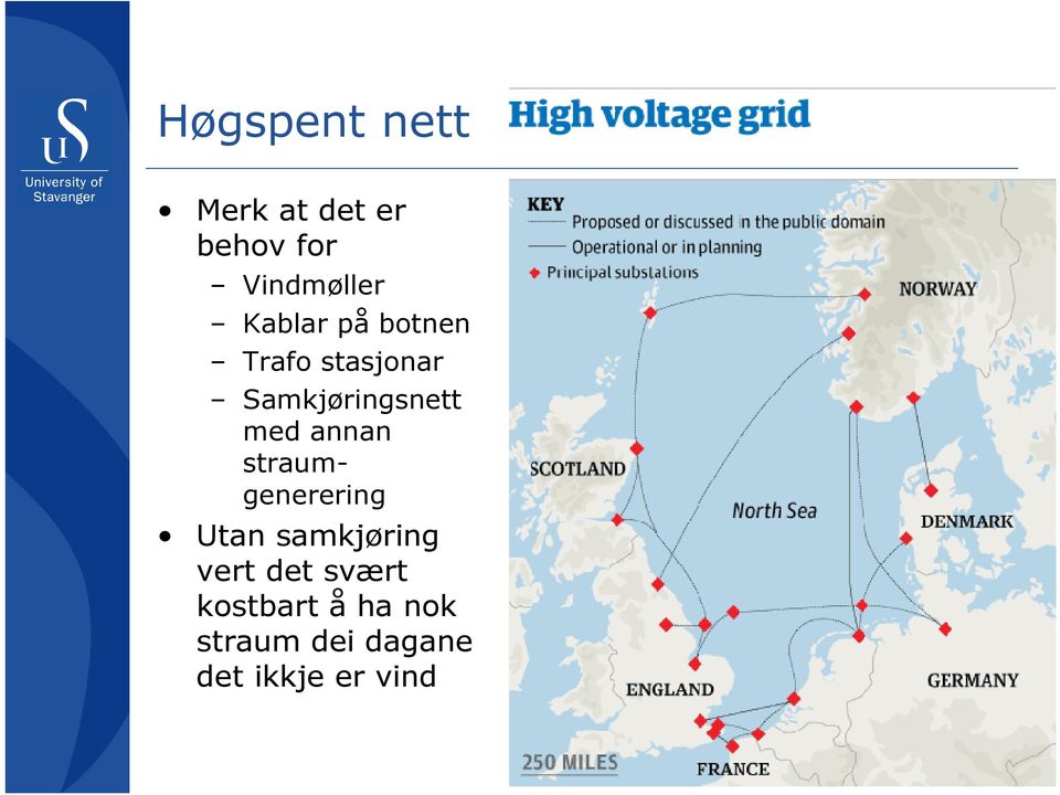 annan straumgenerering Utan samkjøring vert det