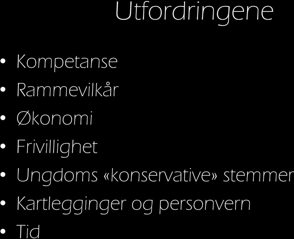 Frivillighet Ungdoms