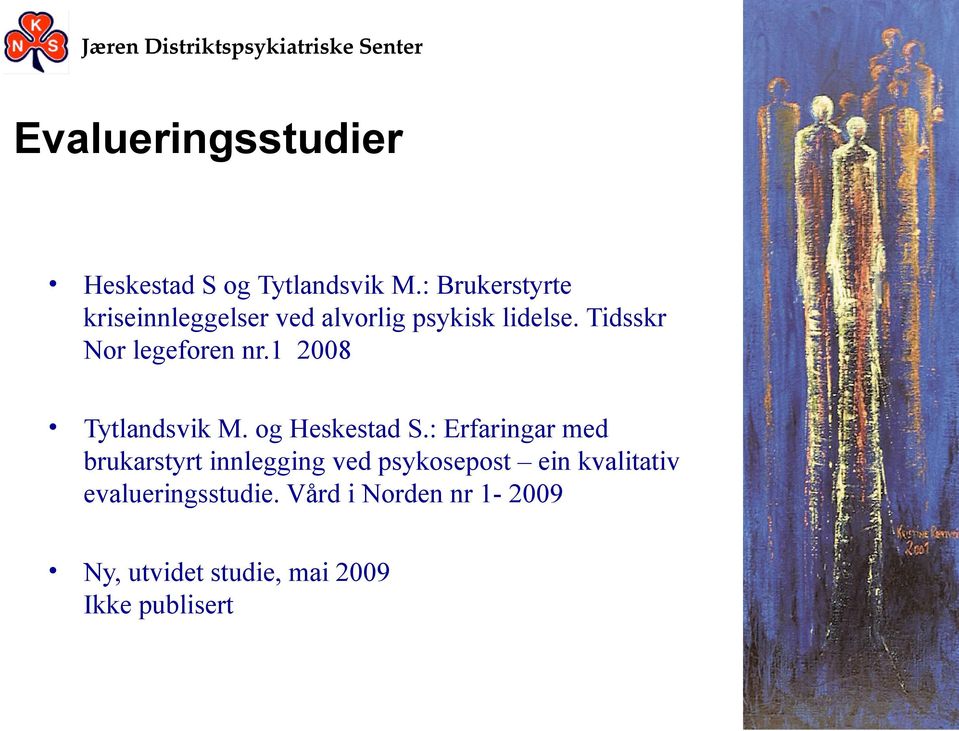 Tidsskr Nor legeforen nr.1 2008 Tytlandsvik M. og Heskestad S.