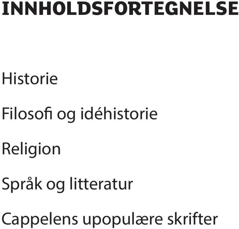 idéhistorie Religion Språk